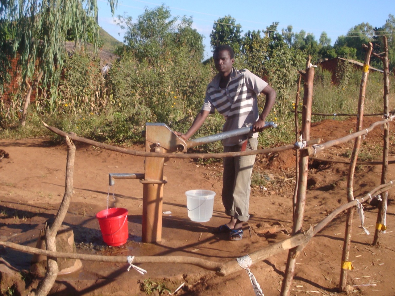 Putting in a bore & pump is the easy bit. What is harder is ensuring that people can access it, that there is a management committee of those that use it, that they can raise money for spare parts, that spare parts are available etc. etc.